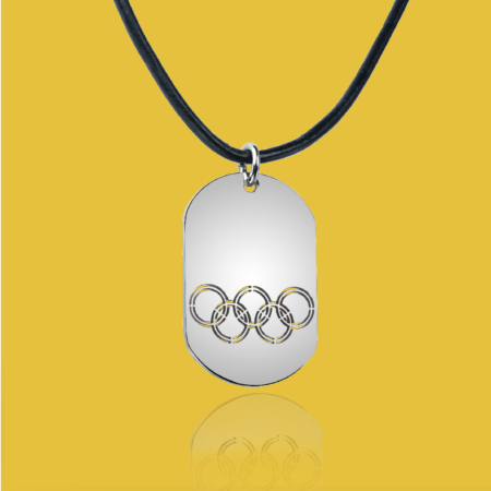 Men's ID necklace - OLY