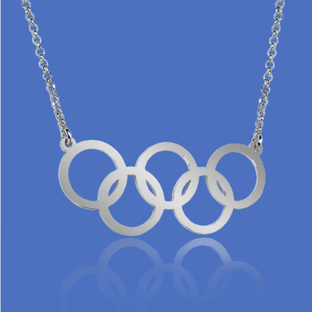 Olympic rings pendant - OLY04